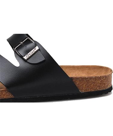 Men's Cork Sole Bunion Corrector Sandals - Comfortable Orthotic Flip Flops for Bunions Relief - Size 9.5 Black - Buy Online on GoSupps.com