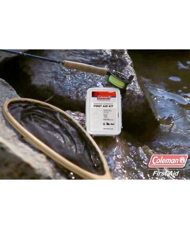 Coleman Sportsman Waterproof First Aid Kit - 100 Pieces | Essential Outdoor Emergency Supplies - Buy Online on GoSupps.com