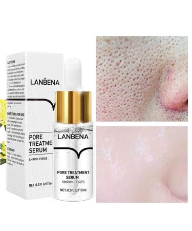 LANBENA Pore Skin Care Serum Facial Essence for Shrinking Pores + Relieving Dryness + Oil Control Firming + Moisturizing(New Packing) Face serum