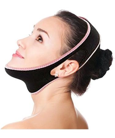 TEEROVA Facial Slimming Double Chin Cheek Band Strap Mask V Face Shaper Sleeping Massage - Buy Online on GoSupps.com