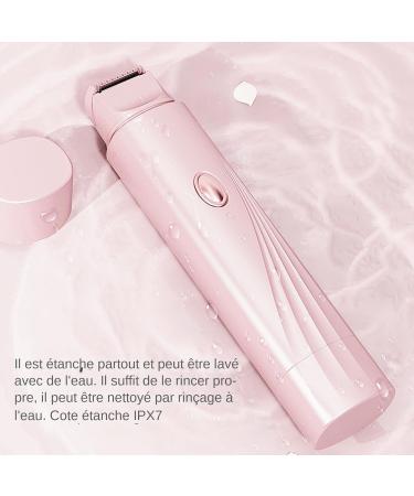Rasoir Pour Femmes - Double T te Sans Fil tanche Pour pilation Bikini | Soins Personnels Visage et Zone Bikini Peau Sensible Usage Quotidien Rose - Buy Online on GoSupps.com