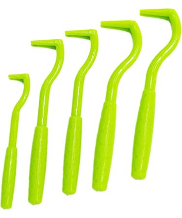 Tranquilique 5 PCS Tick Remover Tick Remover Tools for Dogs Cats Humans Flea Treatment Cat Entire Head & Body Pain-Free Tick Remover for Professional & Home 1.93+2.44+2.5inch 5/Pcs green - Buy Online on GoSupps.com
