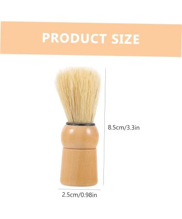 Minkissy H101 Wooden Bearing Brush for Men | Pig Bristle Beard & Hair Brush | Perfect Gift for Shaving & Grooming - Buy Online on GoSupps.com
