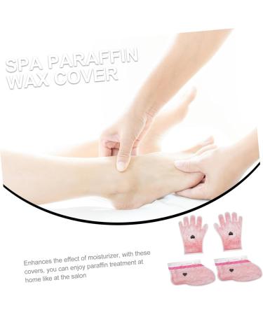 minkissy 2 Pairs Wax Gloves Spa Moisturizing Accessory Foot Hand Covers Beauty Hand Wax Cover Foot Spa Kit Wax Feet Cover Foot Protector Non-woven Fabric Comfortable - Buy Online on GoSupps.com