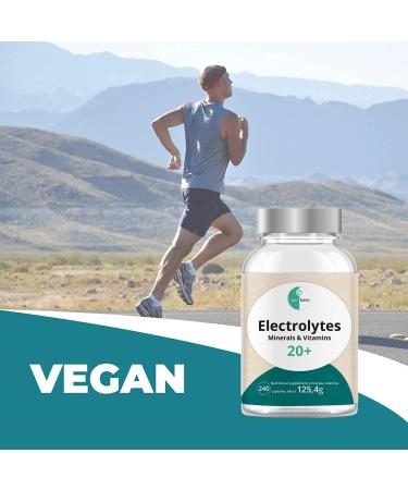 Go Keto Go-Keto Electrolyte Mix 240 vegan capsules 24 perfectly balanced electrolytes and vitamins for a safe intake during sports fitness or a keto diet lactose-free lactose-free - Buy Online on GoSupps.com