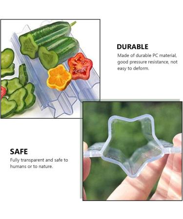 CALLARON Tools 3pcs Vegetable Shaping Mold Strawberry Mold Cucumber Shaping Mold Garden Tool Modeling Flowerpot Toaster Oven 20x5.5cm Transparent - Buy Online on GoSupps.com