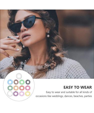 Lurrose 13Pcs Stretch Hair Comb Band Set - Plastic Circular Tooth Headbands & Hair Wrap Holders for Women & Girls - Sport Hair Accessories - Buy Online on GoSupps.com