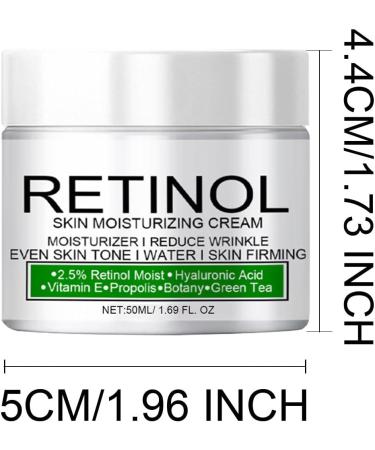 Cr me Hydratante claircissante Au R tinol - 2 Pi ces - Anti- ge R duit Les Ridules Et Rides Pour Tous Types De Peau - Hydratation Intense Luminosit Et Fermet Parties Du Corps Et D collet  - Buy Online on GoSupps.com