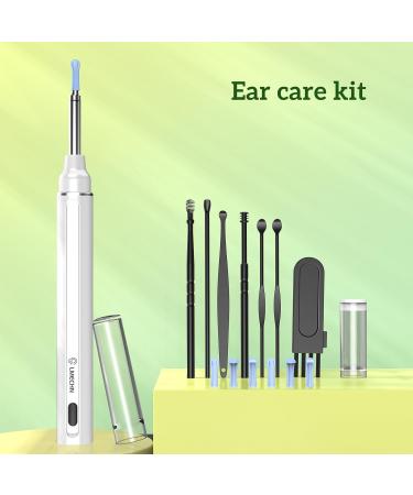 LMECHN 1080P HD WiFi Ear Wax Removal Kit with Camera - IP67 Waterproof Otoscope for Android iOS - Ear Cleaner with 6 LEDs for Adults Kids Pets (White) - Buy Online on GoSupps.com