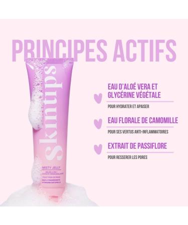 Misty Jelly - Gel e Netoyante & d maquillante 2 en 1 - Skincare pour Adolescent - Vegan Bio & Made in France - T st Dermatologiquement - Format 100 ml 100 ml (Lot de 1) - Buy Online on GoSupps.com