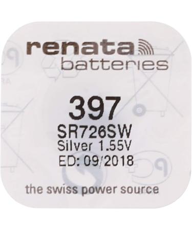 Buy Renata 397 Watch Battery (SR726SW) - Long-Lasting Power for Your Timepieces | International Shipping Available - Buy Online on GoSupps.com