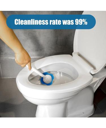 32pcs Upgraded Wand Refills Double-layered Upgraded Toilet Brush Wand Refills Toilet Bowl Wand Refills Toilet Wand Replacement Toilet Brush Refills for Cleaning (Blue) - Buy Online on GoSupps.com