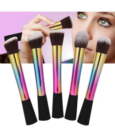 Tyenaza 5Pcs Portable Makeup Brush Set | Face Blush Powder Brushes for Women | Beauty Tools for Flawless Makeup - Buy Online on GoSupps.com