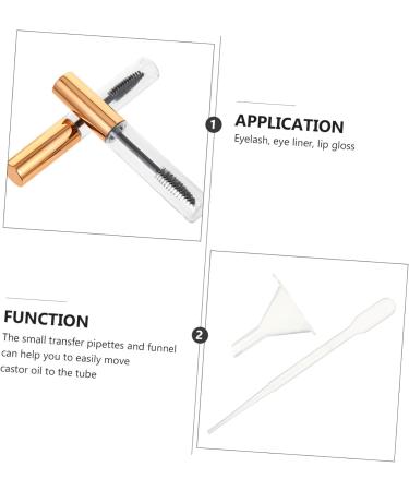 Outanaya 60 Pcs Mascara Empty Tube Eye Liner Tube Empty Mascara Tube Empty Tube for oil Funnel Plastic - Buy Online on GoSupps.com