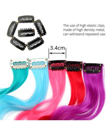 20-Inch Color Long Straight Synthetic Wave Hair Clip - Ladies Wig for Effortless Style | International Shipping - Buy Online on GoSupps.com