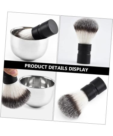 Beavorty Men's Stainless Steel Shaving Set - Beard Brush Shaving Cup & Foam - Premium Aluminum Shaving Kit - Buy Online on GoSupps.com