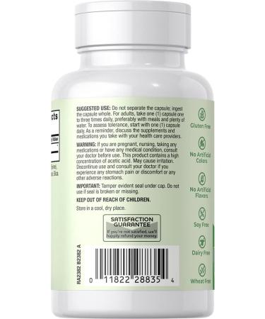 Rite Aid Apple Cider Vinegar Capsules with Cayenne Pepper - 120 Count | Metabolism Support, Detox & Digestion | Gut Health & Immune Support Supplement - Buy Online on GoSupps.com