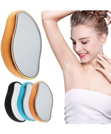 Bleam Crystal Hair Eraser: Painless Exfoliation Hair Remover for Men and Women - Smooth Legs (Silver) - Buy Online on GoSupps.com