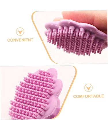 FRCOLOR Pack of 3 Cleaning Brush Makeup Remover Tool Silicone Face Washer Face Brush Made of Silicone Exfoliating Brush Soft Fur Scrubbing Massager Sink Man 5.20X5.20X3.00CMx3pcs - Buy Online on GoSupps.com