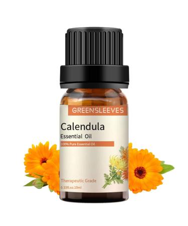 Calendula Essential Oil, 100% Pure, Unidiluted Organic Calendula Aromatherapy Oil for Diffuser Humidifier - 0.33oz/10ml
