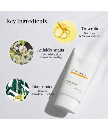 Repair Cream | Daily Face Moisturizer with Niacinamide & Adenosine | Hydrate Reduce Wrinkles & Firm Skin | All Skin Types | 1.69 Fl oz - Buy Online on GoSupps.com