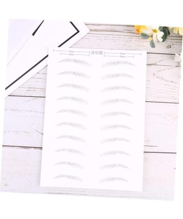  PLAFOPE PLAFOPE 2 sheets/20 pairs of make-up stencil make-up stickers stickers make-up stickers decals eyebrows artificial eyebrows transfer - Buy Online on GoSupps.com