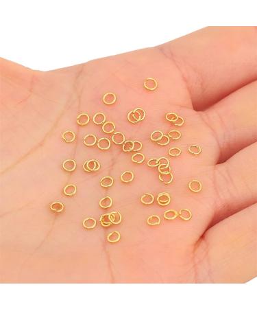Beadia 18K Gold Plated Jump Rings 3mm 1200pcs for Non Tarnish Jewelry Making - Gold - Buy Online on GoSupps.com