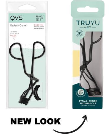 Truyu Eyelash Curler (Black) - Includes 2 Silicone Replacement Pads | No-Pinch Design for Curled and Lengthened Lashes | 1 Count - Buy Online on GoSupps.com