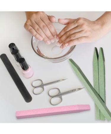 rongweiwang 10piece Safe And Hygienic Durable Nail File Cuticle For Precise Clipping Stone Quartz Scrub Nail Scrub Nail File - Buy Online on GoSupps.com