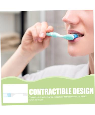Healvian 20 STK Portable Travel Toothbrush Set - Soft Bristle Foldable Cleaning Brush for Daily Use - Buy Online on GoSupps.com