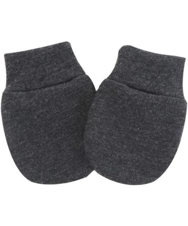 KERDEJAR Baby Anti-Scratching Cotton Gloves - Newborn Protection Mittens | Black & White Stripes (1 Pair) - Buy Online on GoSupps.com