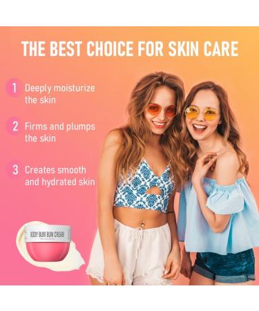 Bum Cream 80ml Fresh Fruity and Floral Scent Bum Butt Cream to Firm Smooth and Tighten Skin Moisturizing Body Cream - Buy Online on GoSupps.com