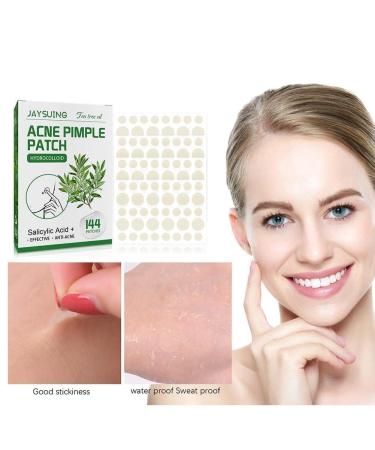 Tea Tree Oil Hydrocolloid Acne Pimple Patches - Waterproof Moisturizing & Invisible Makeup - Fade Acne & Skin Marks | International Shipping - Buy Online on GoSupps.com