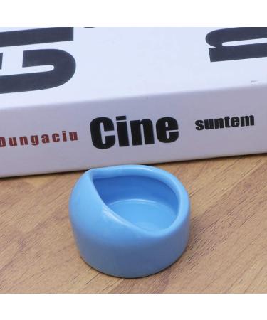Guinea Food Bowl Hamster Feeding Bowls Pet Ceramic Food Bowls for Small Animal Rodents Gerbil Hamster Food Bowl Blue - Buy Online on GoSupps.com