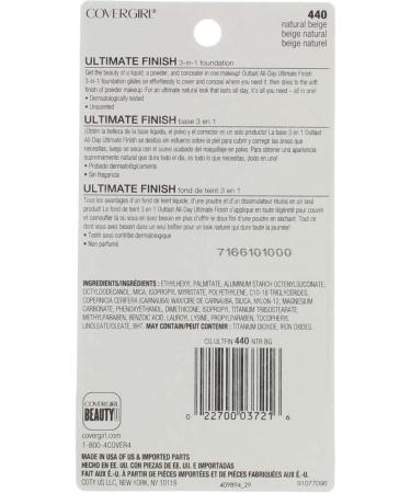 CoverGirl Ultimate Finish Liquid Powder Makeup Natural Beige 440 - Set of 2 - Buy Online on GoSupps.com