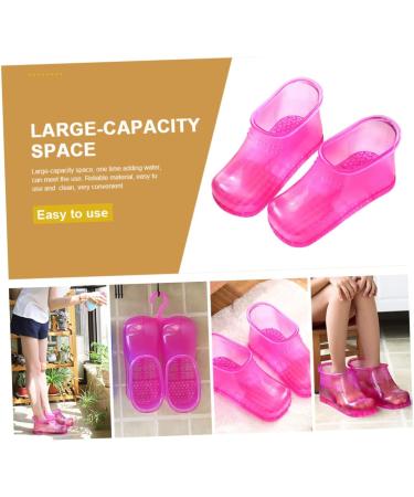 HAPINARY 1 Pair Foot Bath Shoes Foot Soaking Boots Foot Soak Shoes Foot Bath Container Foot Soaking Bath Shoes Foot Bath Bucket Foot Soak Bucket Boots Foot Soaking Shoes Foot Bath Boots 26.3x11cm Rosy - Buy Online on GoSupps.com