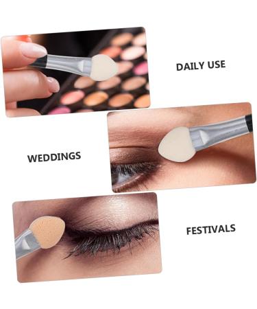 Angoily 40pcs Latex Eye Shadow Stick Sponge Prom Cosmetics Eye Shadows Brush Miss Long Handle Makeup Tools - Buy Online on GoSupps.com