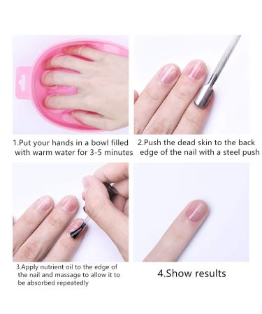 2-Piece Nail Art Soaked Bowl Set | DIY Salon Manicure Spa Tool for Hand Care & Treatment - Buy Online on GoSupps.com