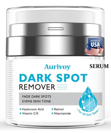 Dark Spot Remover for Face and Body Dark Spot Corrector Serum for All Skin Types Fades Age Spots Sun Spots Melasma Freckles Anti-Aging Fade Cream for Uneven Skin Tone 2.12 Fl Oz
