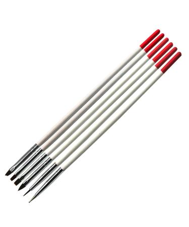 6pcs Nail Art Tools Set Painting Brush Drawing Line Pen Professional Nail Pens Designer