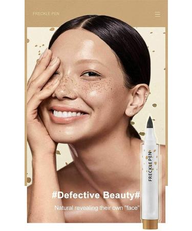 PICKX Freckle Pen Faux Freckle Pen Colour Pop Freckle Pen Supernaturally realistic freckles makeup brush Fantastic freckles pen Long-lasting waterproof soft-point absorbent pen for a natural and easy makeup look (Light Brown) - Buy Online on GoSupps.com