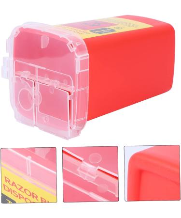 Frcolor 4-Pack Razor Storage & Blade Disposal Containers - Safe Syringe & Razor Waste Box for Barbershops | 15.4x9.5cm - Buy Online on GoSupps.com