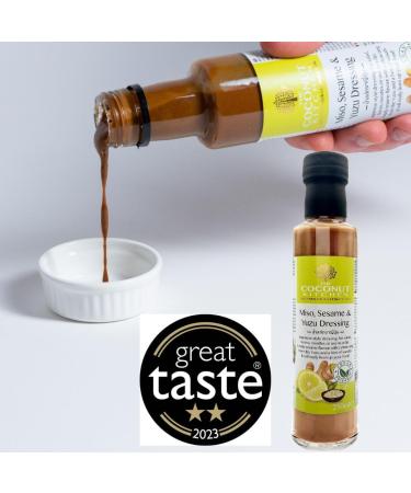 The Coconut Kitchen - Miso Sesame & Yuzu Dressing Japanese Dressing Salad Dressing Vegan meals Tahini Nutty Satay 250ml 1 - Buy Online on GoSupps.com