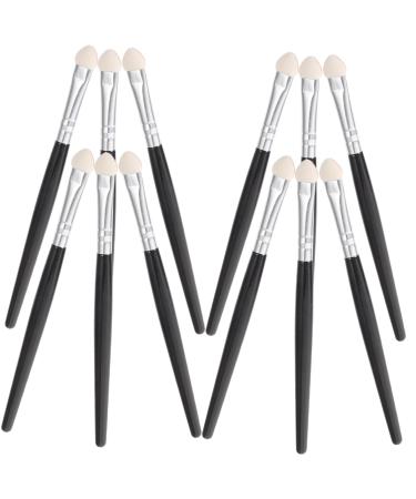 TEHAUX 48pcs Hand Tools Eyeshadow Brush Sponges for Painting Eye Shadow Brush Pigment Plastic Handle