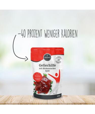 Buy 8 x Borchers Gelling Agent with Birch Sugar Xylitol - Ideal for Fruit Spreads | Alternative to Gelling Sugar | 300g Pack - Buy Online on GoSupps.com