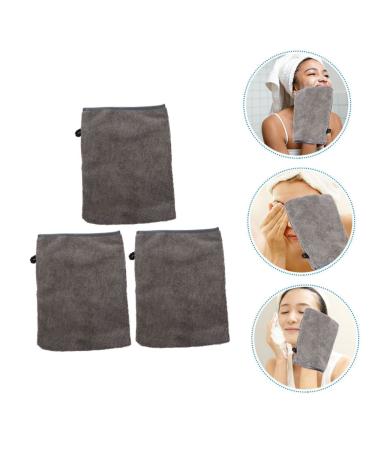 5 Pairs GLEAVI Fiber Makeup Remover Gloves for Body and Face - Korean Exfoliating Mitts for Men, Women, and Children - Bathing Scrubber and Spa Exfoliator Mitts - Grey (20.7x14x0.5cm) - Buy Online on GoSupps.com