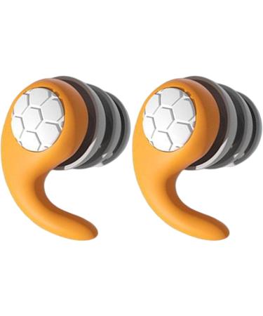 Ear Plugs Sleep | Sleeping Earplugs | Reusable Ear Plugs with Box Silicone Three Layers of Mute Earplugs for Bath Equipment Serut Orange - Buy Online on GoSupps.com