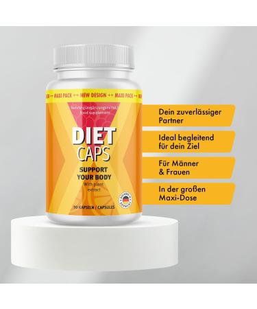 Buy Diet Caps with Garcinia Cambogia - 90 Capsules for Men & Women | International Shipping Available - Buy Online on GoSupps.com