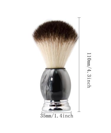 Buy Generic Hair Razor Brush | Alloy Resin Handle for Salon & Beard | Luxury Wet Shaving Tool - Buy Online on GoSupps.com