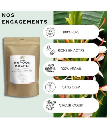 ESSENTIOIL Kapoor Kachli Hair Powder - 100% Natural - Hair Growth Adds Volume Cleanses and Detangles Hair - All Hair Types - 100g - French Brand - Buy Online on GoSupps.com